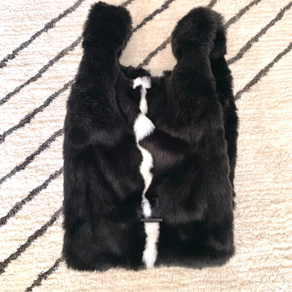 Kendall & Kylie Michelle faux fur bag